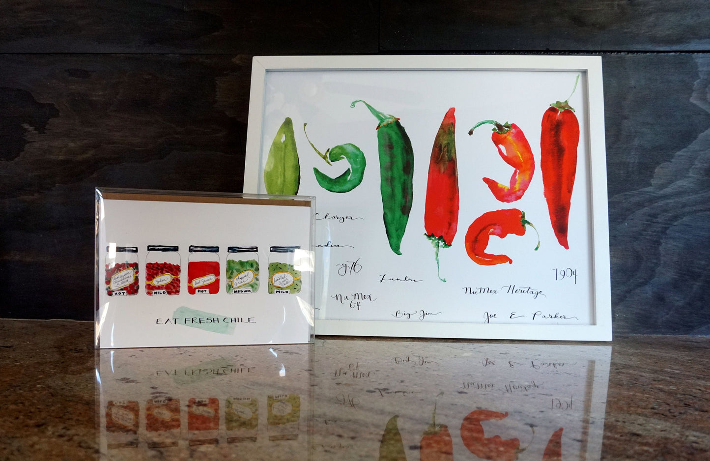 New Mexico Hatch Chile Varieties Print, 11x14