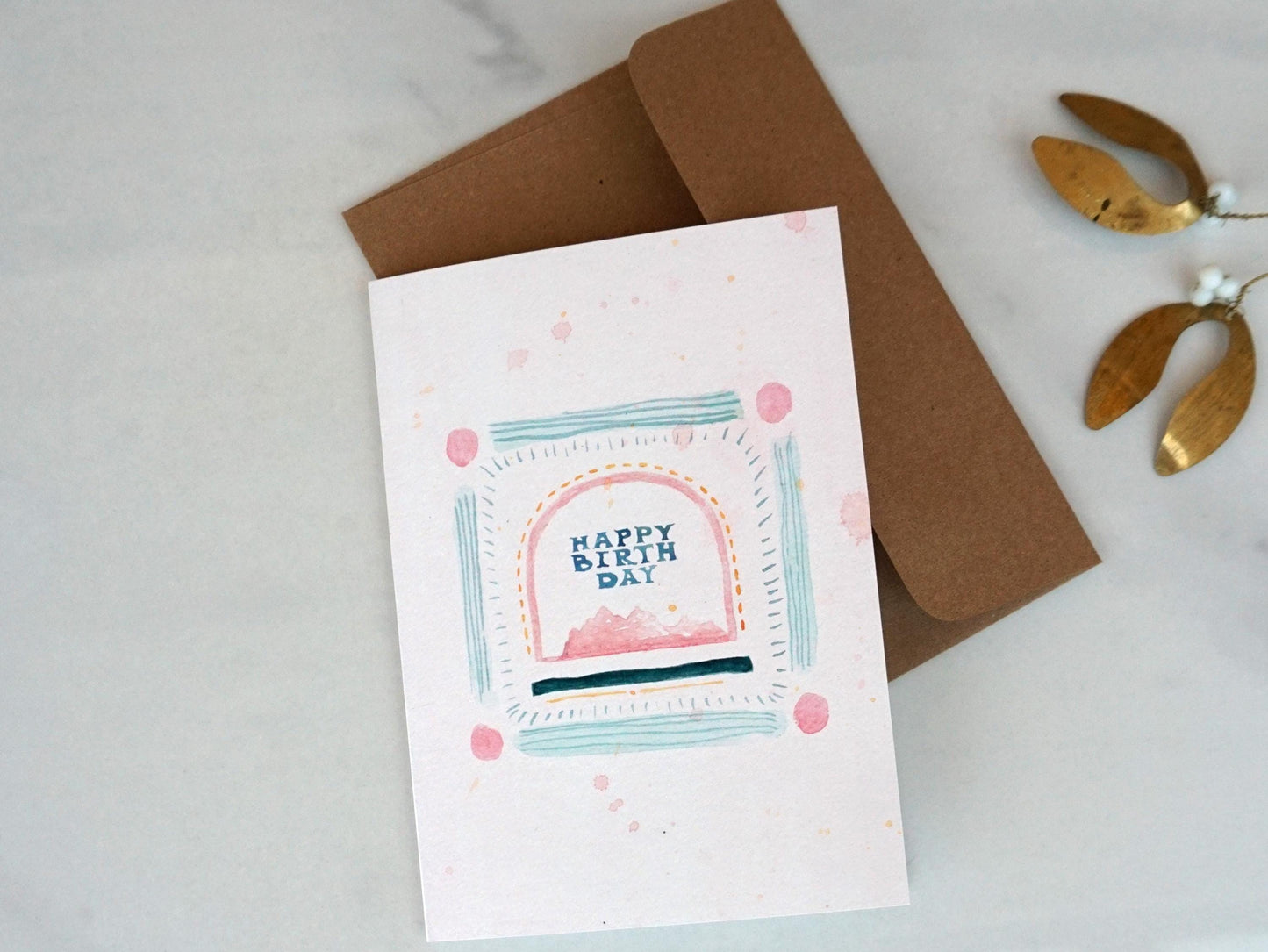Happy Birthday frame card