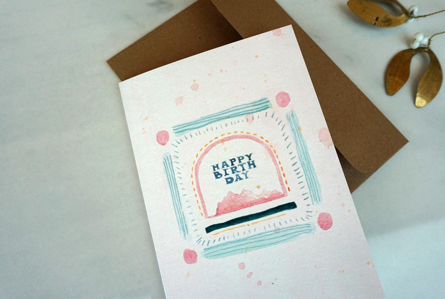 Happy Birthday frame card