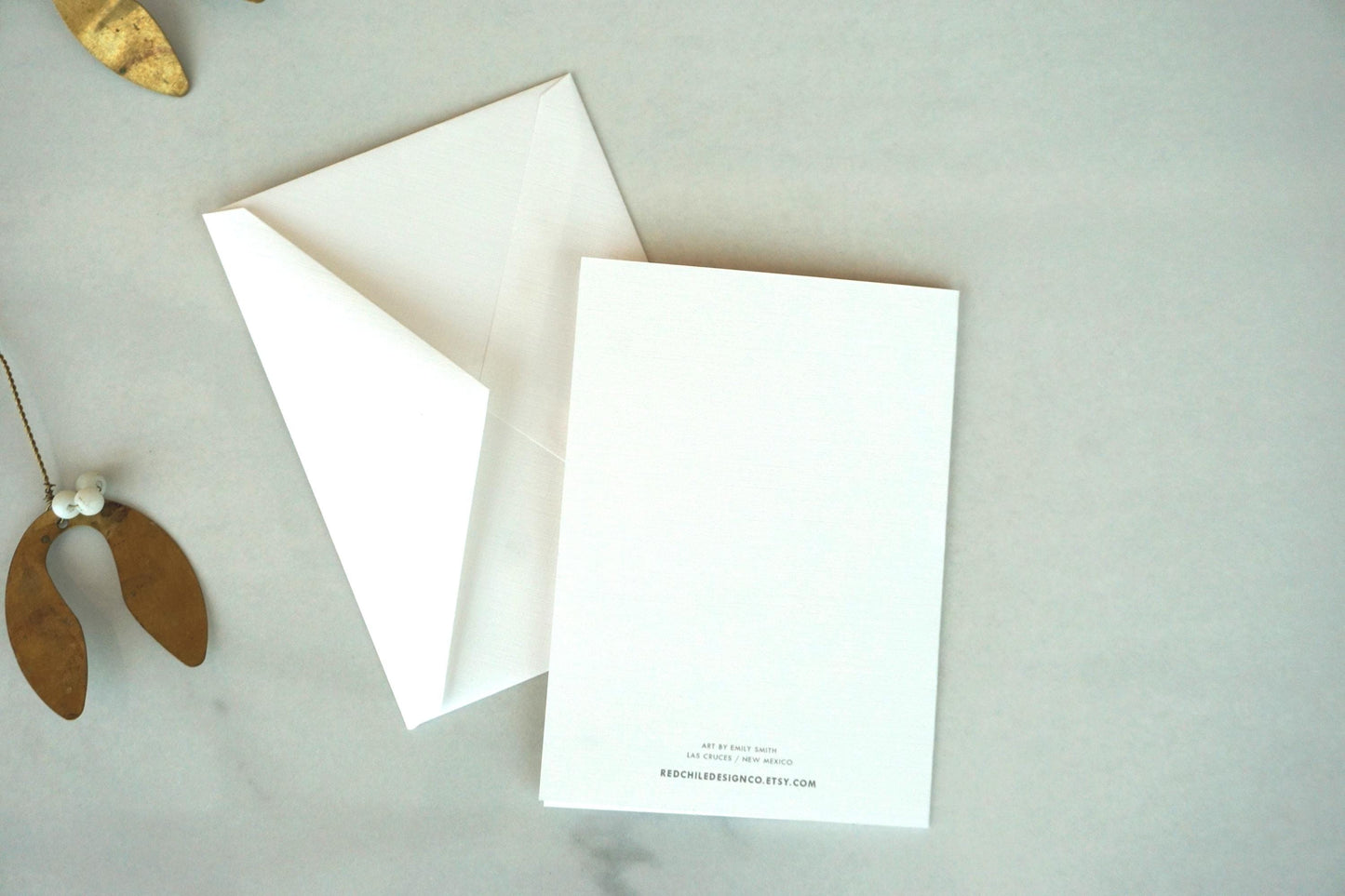 Pecan "A Little Hello" mini card