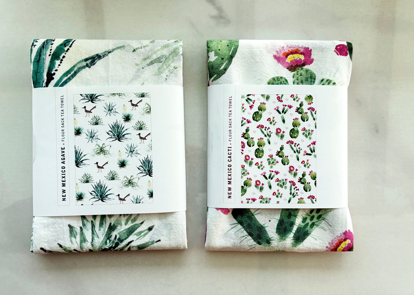 Native New Mexico Cacti Blooms Flour Sack Towel
