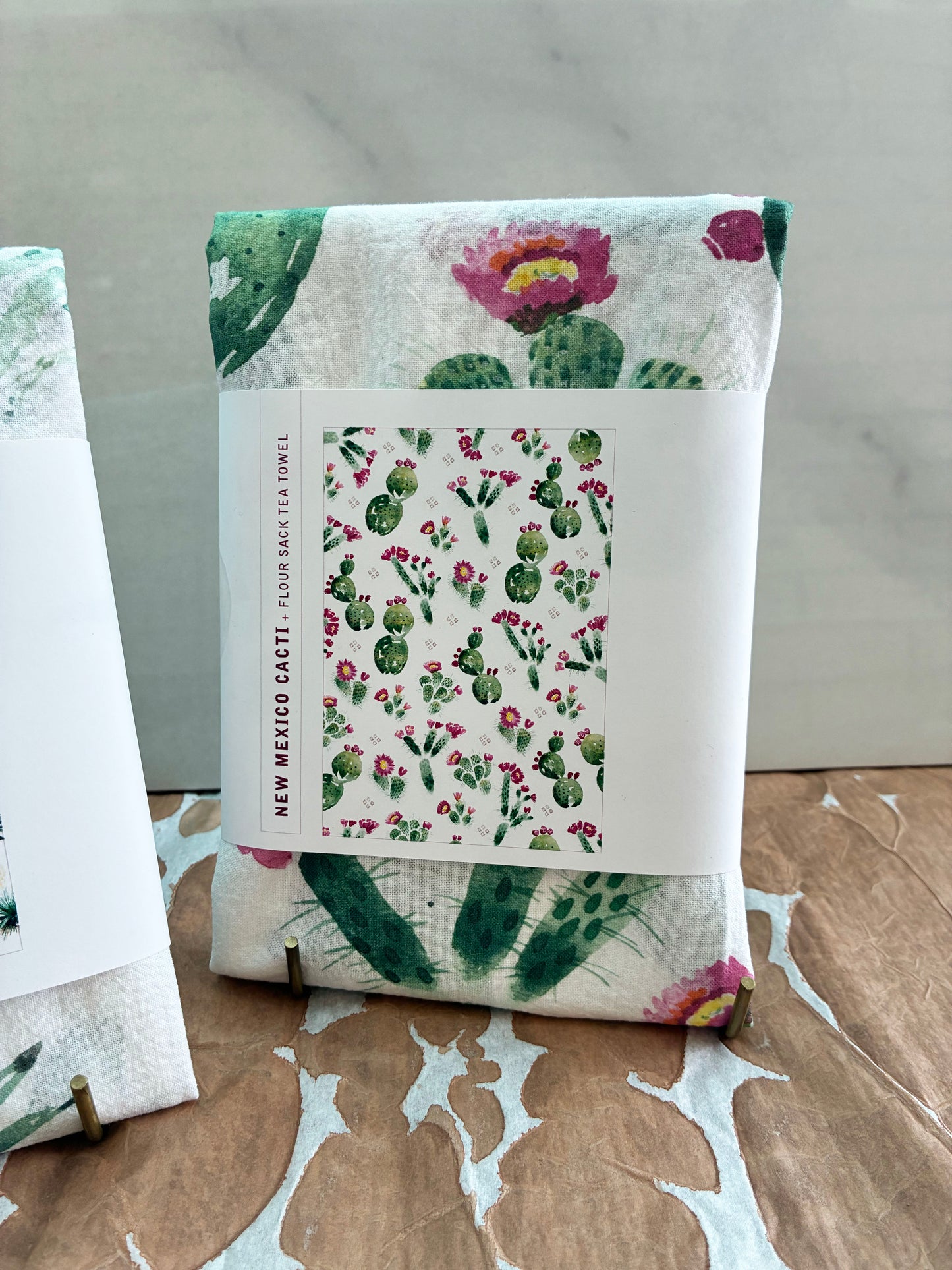Native New Mexico Cacti Blooms Flour Sack Towel