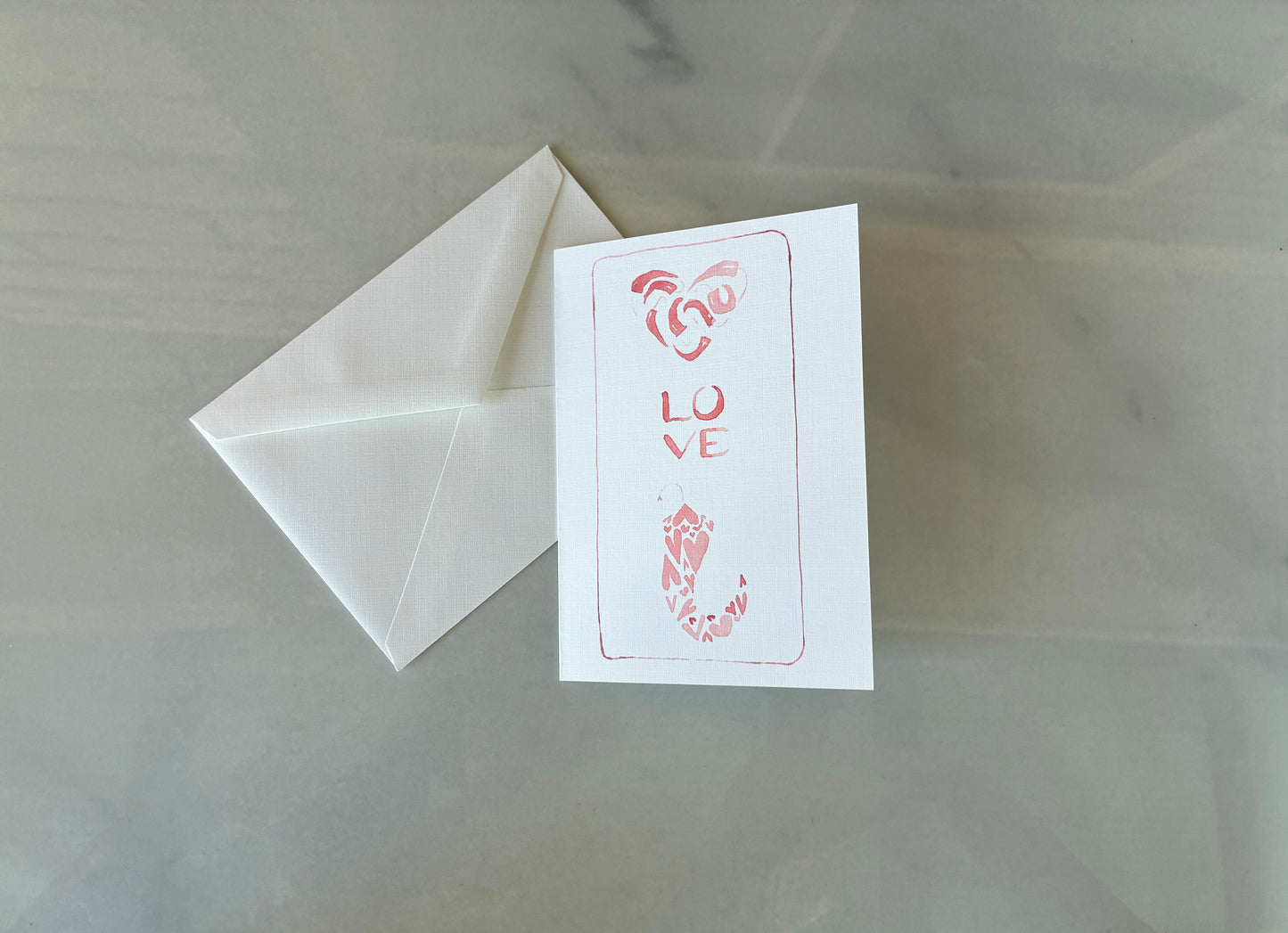 Pink Chile Love Card, A1