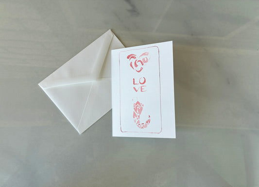 Pink Chile Love Card, A1