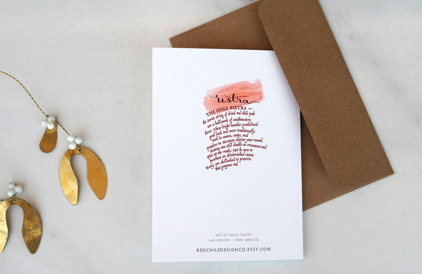 Chile Ristra Card, A7