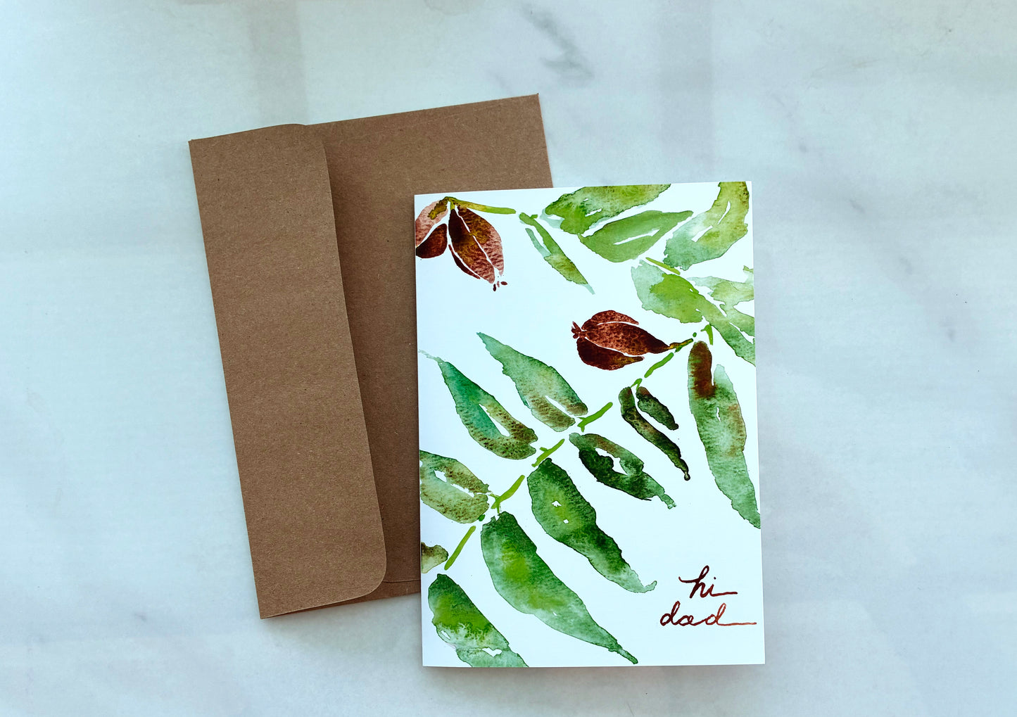 Father's Day Pecan Card, A7