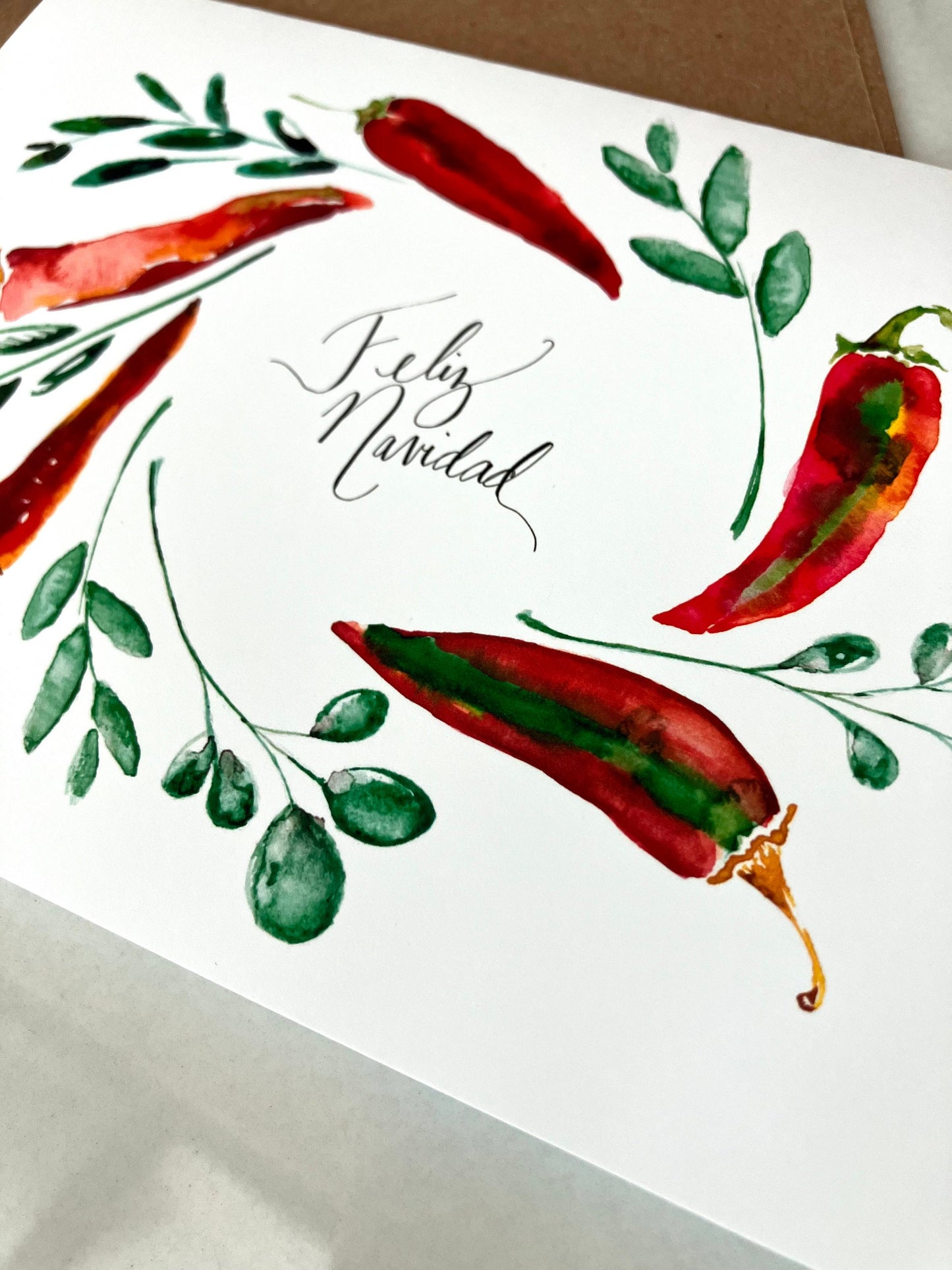 Chile "Feliz Navidad" Christmas Card, A7