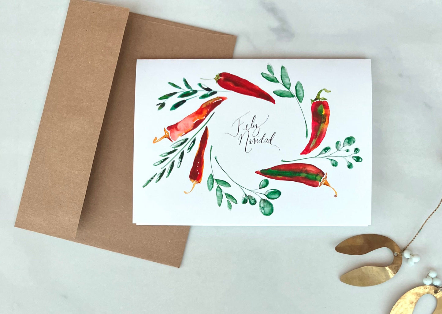 Chile "Feliz Navidad" Christmas Card, A7