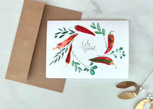 Chile "Feliz Navidad" Christmas card