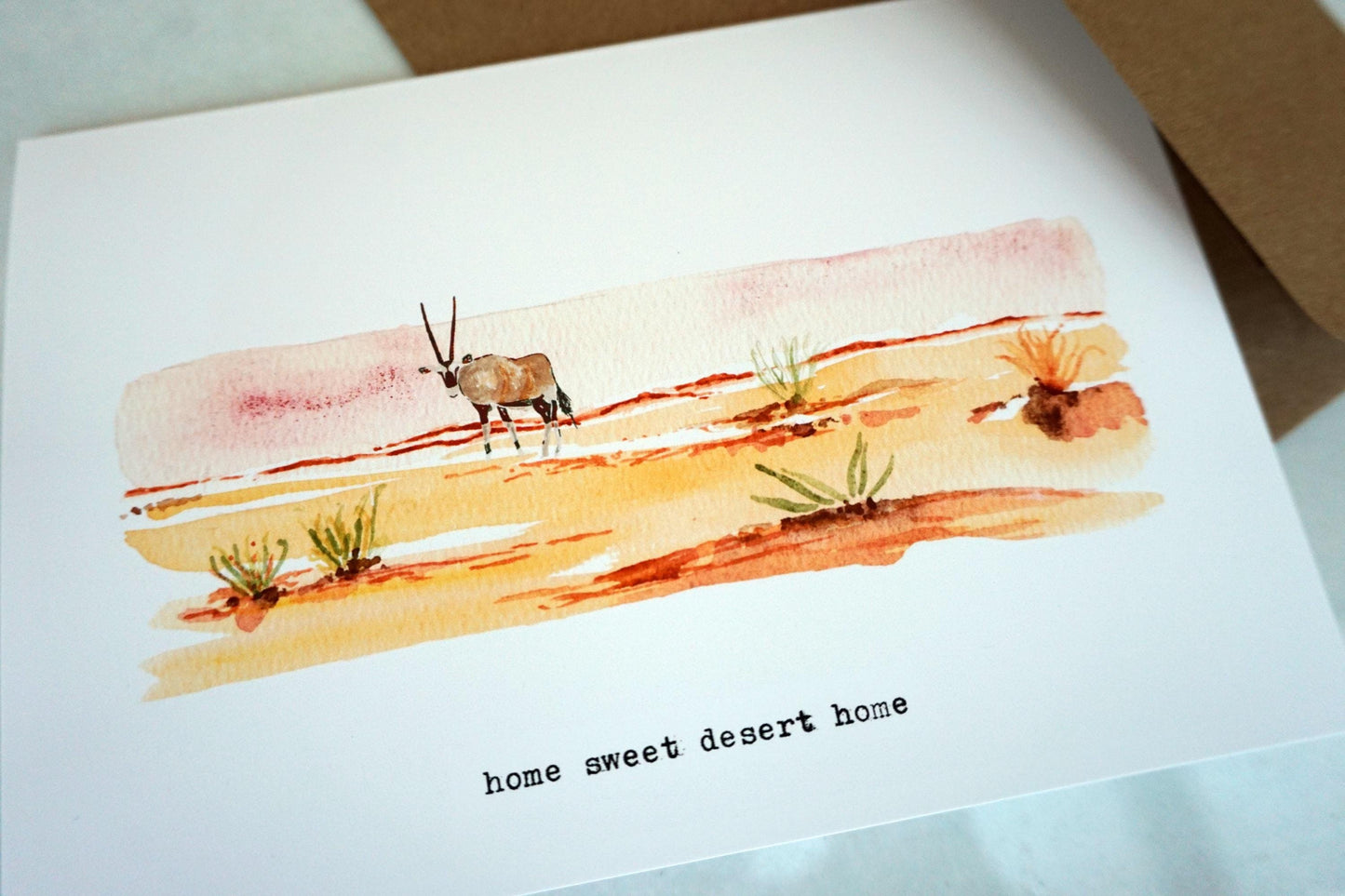 Southwest "Home Sweet Desert Home" Card, A7