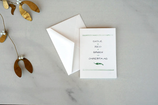 Chile "Red Green Christmas" mini card