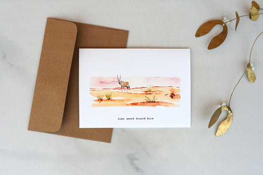 Southwest "Home Sweet Desert Home" Card, A7