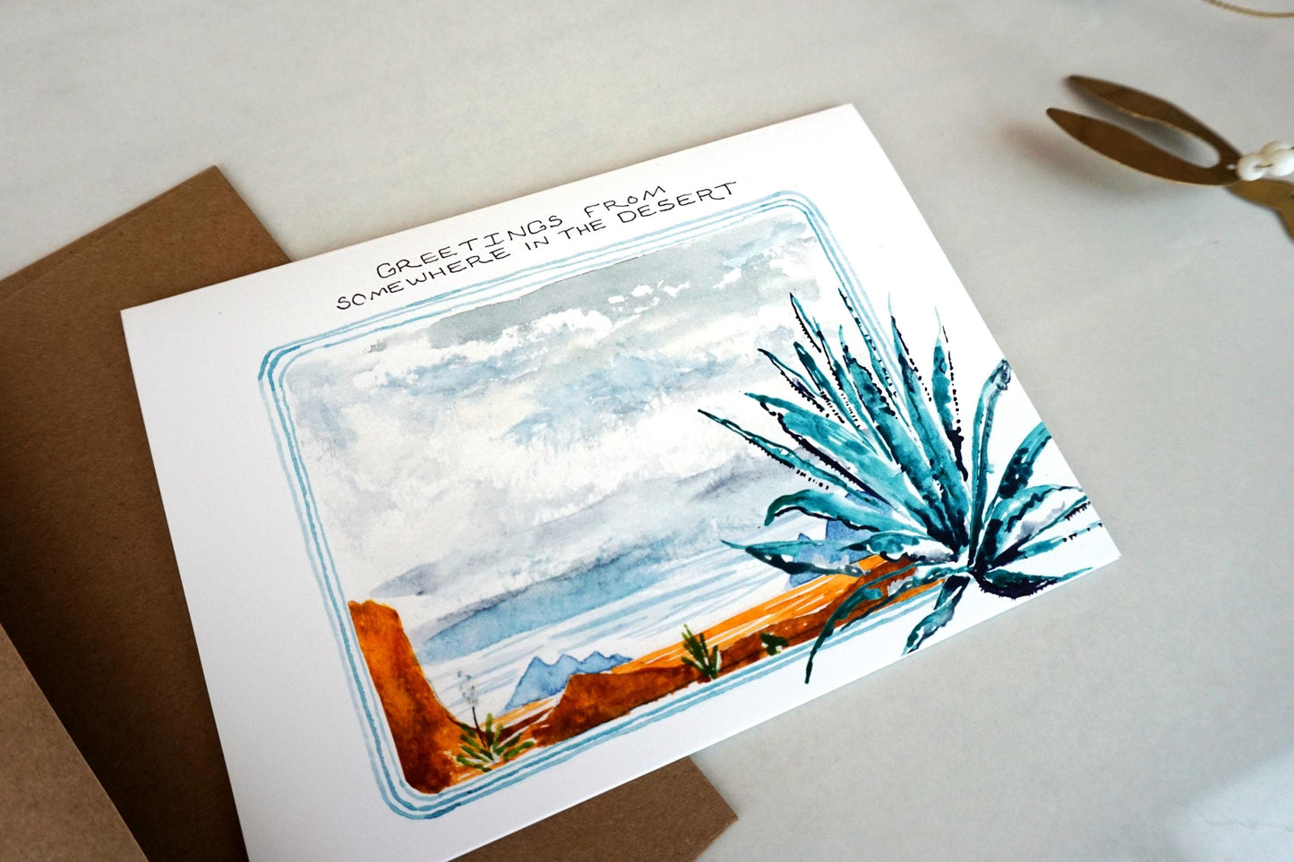 Southwest "Greetings from Somewhere in the Desert" Card, A7