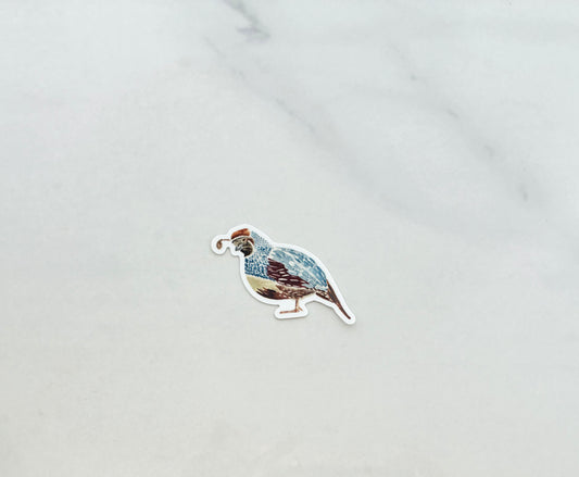 Vinyl Quail Sticker